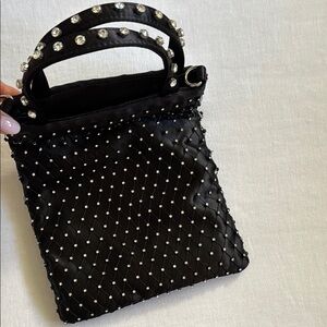 Black Studded Women's Bag